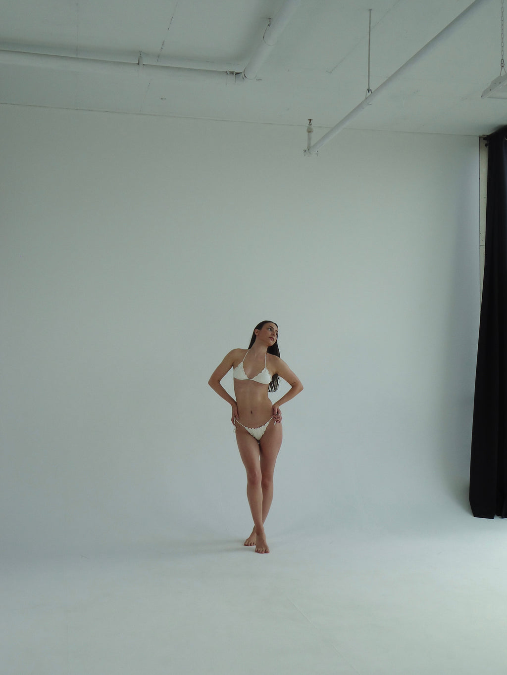 Palase Triangle Top - Cream
